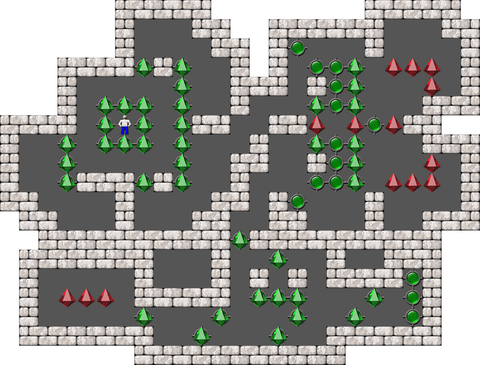 Sokoban Mass Remodel level 2078